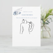 Raad de bruid jurk vrijgezellenfeest spel Kaart (Staand voorkant)