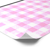 Raad de datum kalender baby voetafdrukken poster (Hoek)