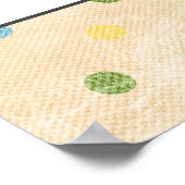 Raad de datum kalender met beren poster (Hoek)