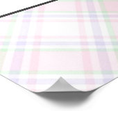 Raad de datum van de bevalling Kalender Baby Meisj Poster (Hoek)