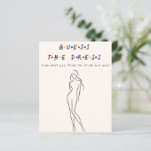 Raad de jurk (Staand voorkant)