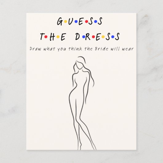 Raad de jurk (Voorkant)