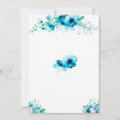 Raad de jurk blauw Vrijgezellenfeest spel Kaarten (Achterkant)