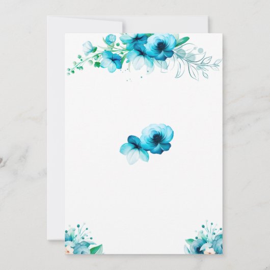 Raad de jurk blauw Vrijgezellenfeest spel Kaarten (Achterkant)