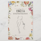 Raad de jurk geperst bloemig Vrijgezellenfeest spe (Voorkant)