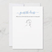 Raad de jurk Mediterraans Vrijgezellenfeest spel Kaart (Voorkant)