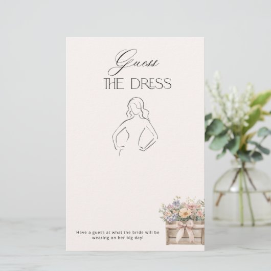 Raad de jurk Off the market Vrijgezellenfeest (Staand voorkant)