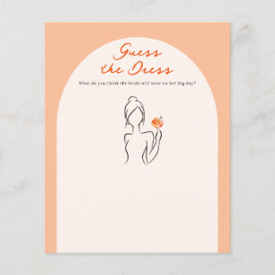 Raad de jurk spel Aperol Spritz Bruids douche