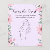 Raad de jurk spel kaart (Voorkant)