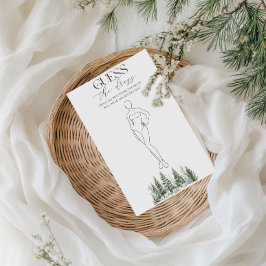 Raad de jurk winter bruids spel