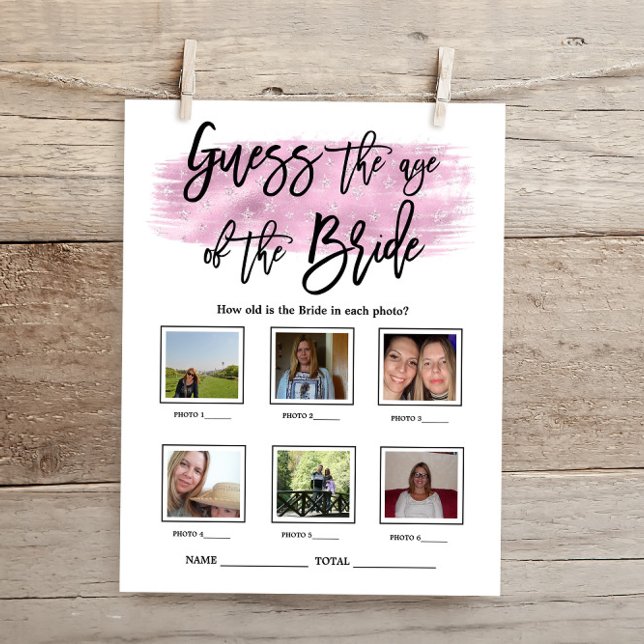 Raad de leeftijd van de bruid Vrijgezellenfeest sp (Creator heeft geüpload)