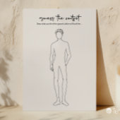 Raad de outfit - Vrijgezellenfeest spel Feestdagenkaart