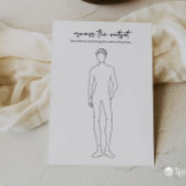 Raad de outfit - Vrijgezellenfeest spel Feestdagenkaart