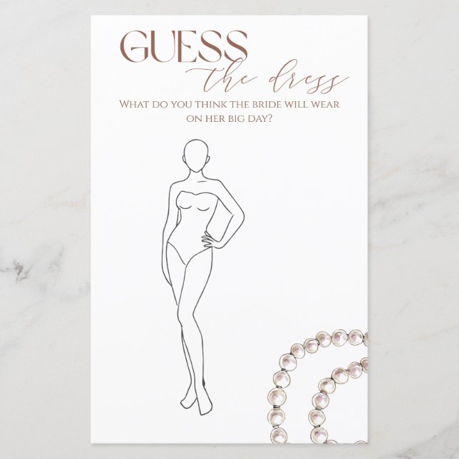 Raad de parels van de jurk en het bruidsspel van P (Voorkant)