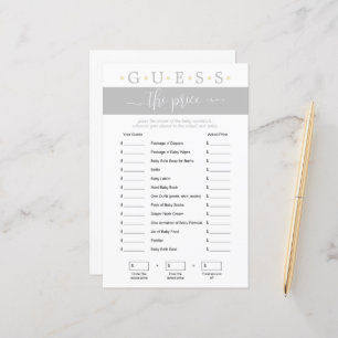 Raad de prijs spel Gender Neutral Baby shower