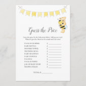 Raad de prijs spel jongen Teddy Bear Kaart (Voorkant)