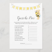 Raad de prijs spel meisje Teddy Bear Kaart (Voorkant)