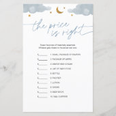 Raad de prijs Twinkle Star Baby shower Game (Voorkant)