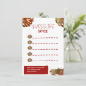 Raad de Specerijen Feestspel Informatiekaartje (Staand voorkant)