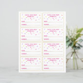 Raad de Sprinkles Game Party Kaarten Set (Staand voorkant)