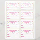 Raad de Sprinkles Game Party Kaarten Set (Voorkant)