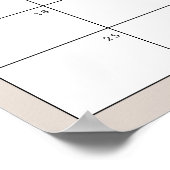 Raad de uitgerekende datum Gekke Little Goose Pink Poster (Hoek)