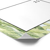 Raad de vervaldatum onder het Zee Baby shower spel Poster (Hoek)