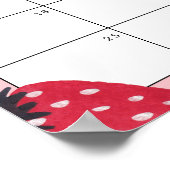 Raad de vervaldatum Oranje Little Cutie Baby showe Poster (Hoek)