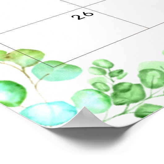 Raad de Verwachte Bevalling Datum Kalender Beer Po Poster (Hoek)