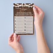 Raad de Wine Western Vrijgezellenfeest Game Kaart (Hand)