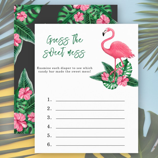 Raad de zoete puinhoop - aloha baby shower spel (Creator heeft geüpload)