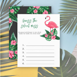 Raad de zoete puinhoop - aloha baby shower spel