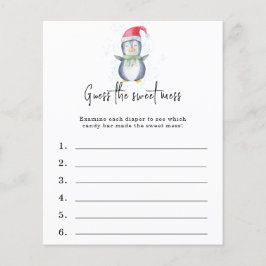 Raad de zoete puinhoop - baby shower spel