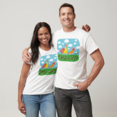 raad eens aan welke kip met haar shirt (Unisex)