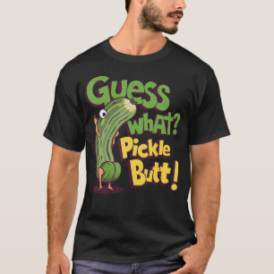 Raad eens Augurk Bill Funny Komkommer Meme Augurk T-shirt