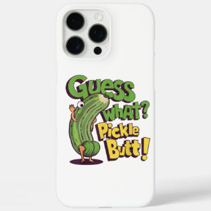 Raad eens_ Augurk Kont! Grappige Komkommer iPhone 16 Pro Max Hoesje