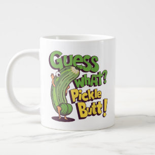 Raad eens_ Augurk Kont! Grappige Komkommer Grote Koffiekop