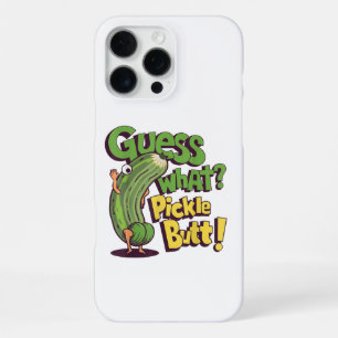 Raad eens_ Augurk Kont! Grappige Komkommer iPhone 16 Pro Max Hoesje