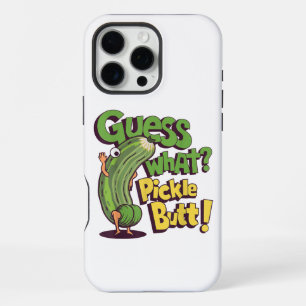 Raad eens_ Augurk Kont! Grappige Komkommer iPhone 16 Pro Max Hoesje