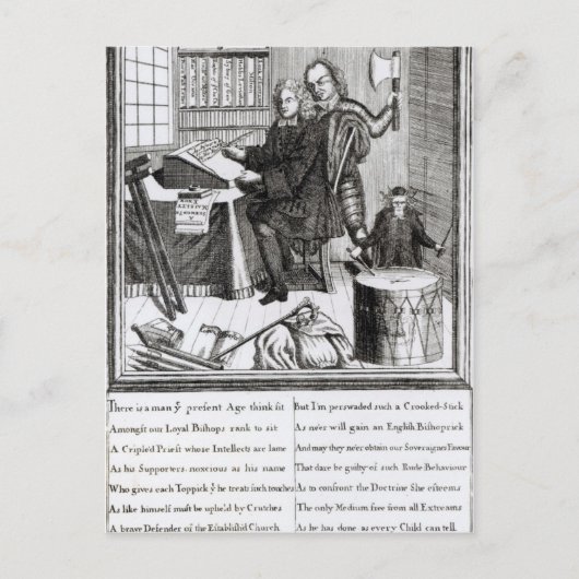 Raad eens bij mijn betekenis, 1709 briefkaart (Voorkant)