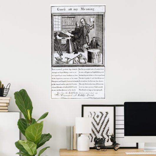 Raad eens bij mijn betekenis, 1709 poster (Thuiskantoor)