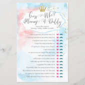 Raad eens bij wie mama papa roze blauw genderspel  (Voorkant)