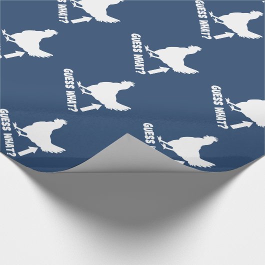 Raad eens? Chicken Butt Cadeaupapier (Hoek)