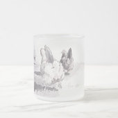 Raad eens? Chicken Butt frosted Short mok (Center)