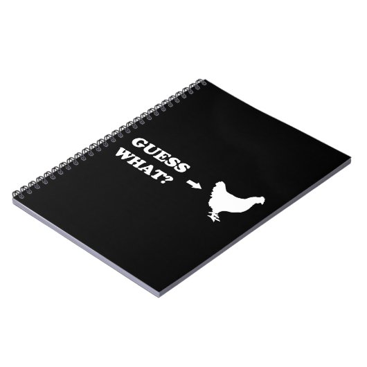 Raad eens, Chicken Butt Notitieboek (Linkerzijde)