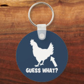 Raad eens? Chicken Butt Sleutelhanger (Voorkant)