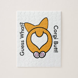 Raad eens? Corgi Butt. Legpuzzel