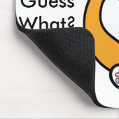 Raad eens? Corgi Butt. Muismat (Hoek)