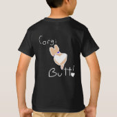 Raad eens? Corgi Butt. T-shirt (Achterkant)