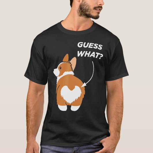 Raad eens Corgi T-shirt (Voorkant)
